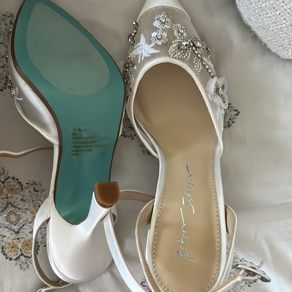 Betsey Johnson Zola Bridal Sandals